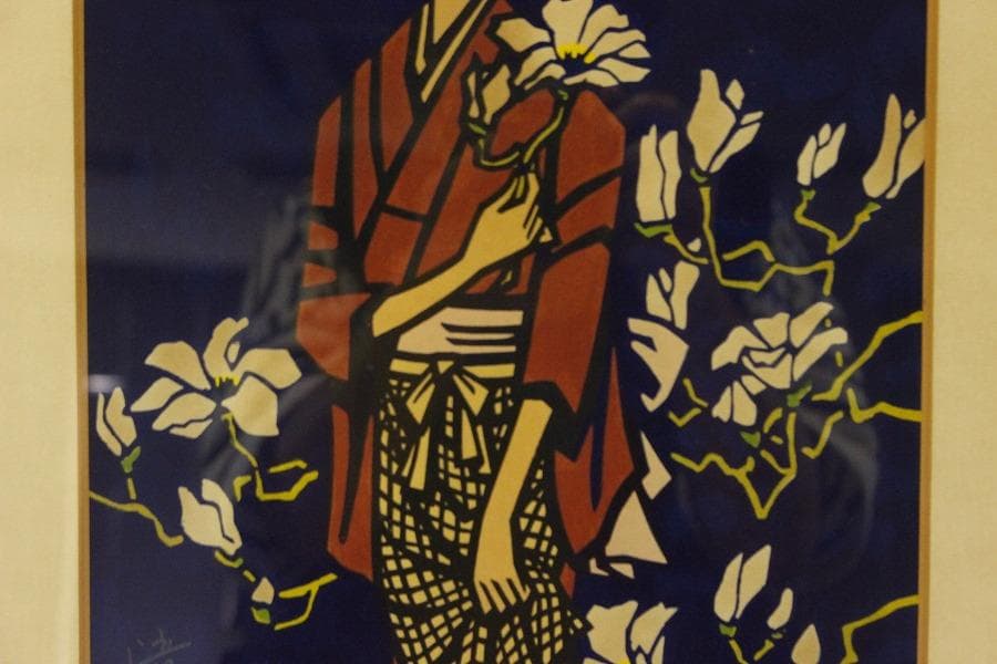 滝平ニ郎 作 木版画「少女」落款 額装 肉筆サイン(ZE444) - メルカリ