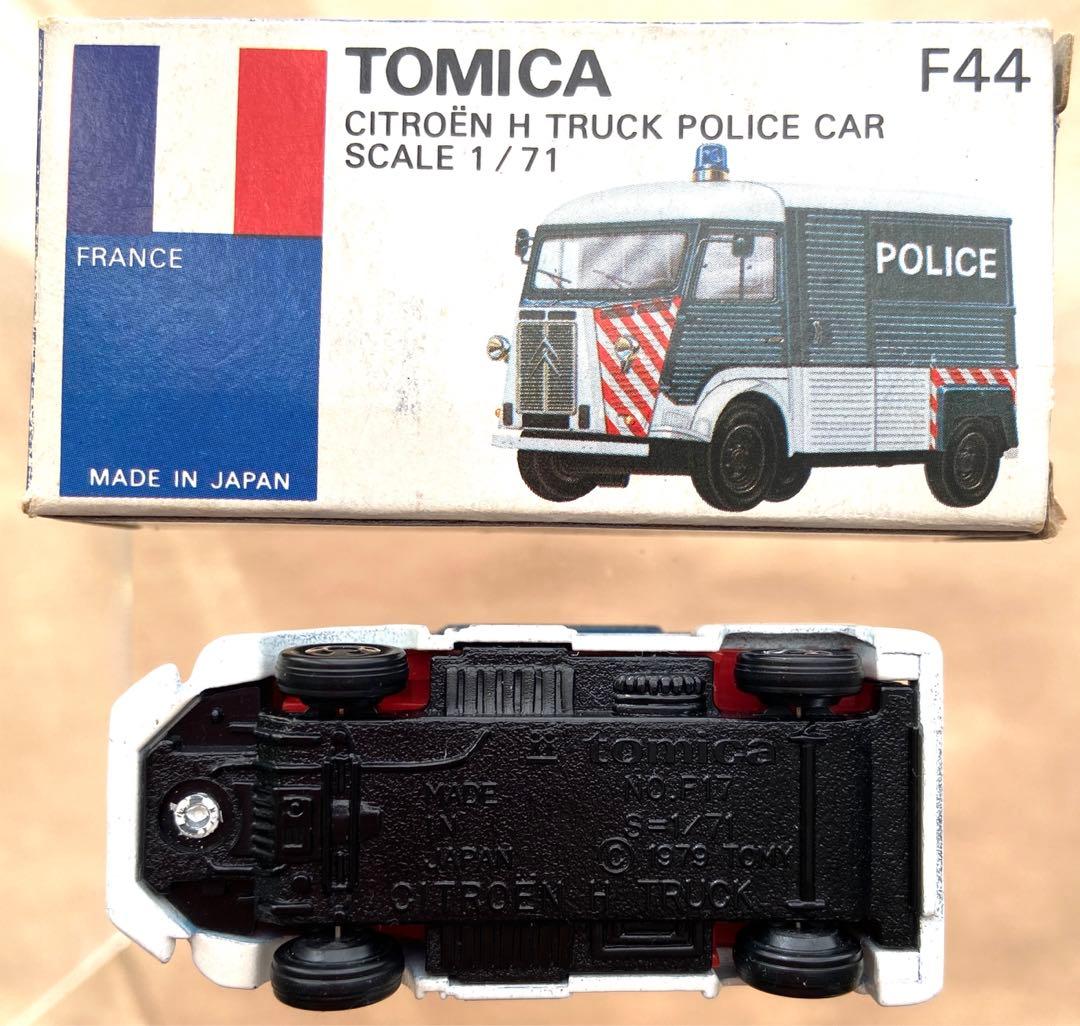 トミカ青箱外国車シリーズ日本製No.F44シトロエンHトラックポリスカー