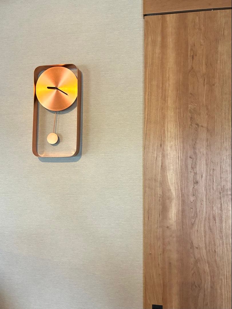 【希少⭐︎美品】ロンドン発　MADE ブランド 振り子　掛け時計 コッパー