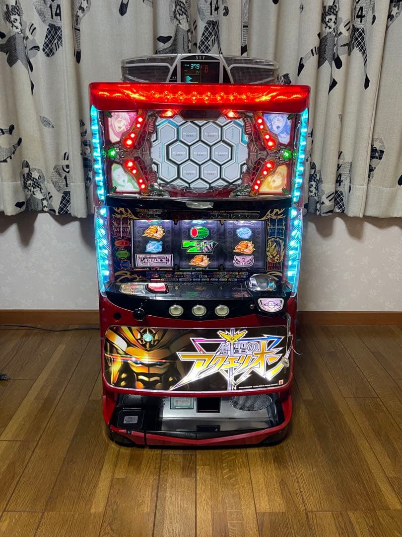 パチスロ実機 初代❗️創聖アクエリオン5号機(コイン不要機)