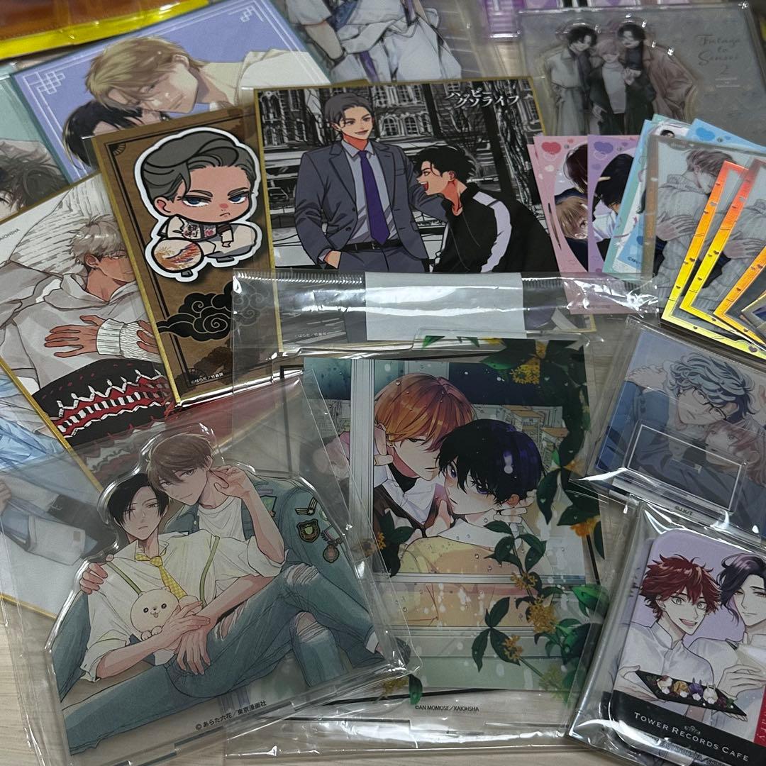 BLグッズ まとめ売り 特典 アクリルスタンド イラストカード クリアカード