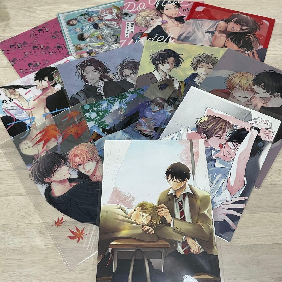 BLグッズ まとめ売り 特典 アクリルスタンド イラストカード クリアカード