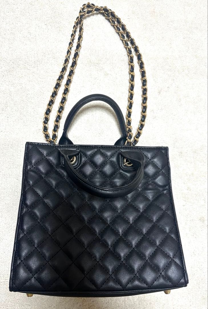 【美品】 Darich キルティング チェーン バック 黒 人気 完売