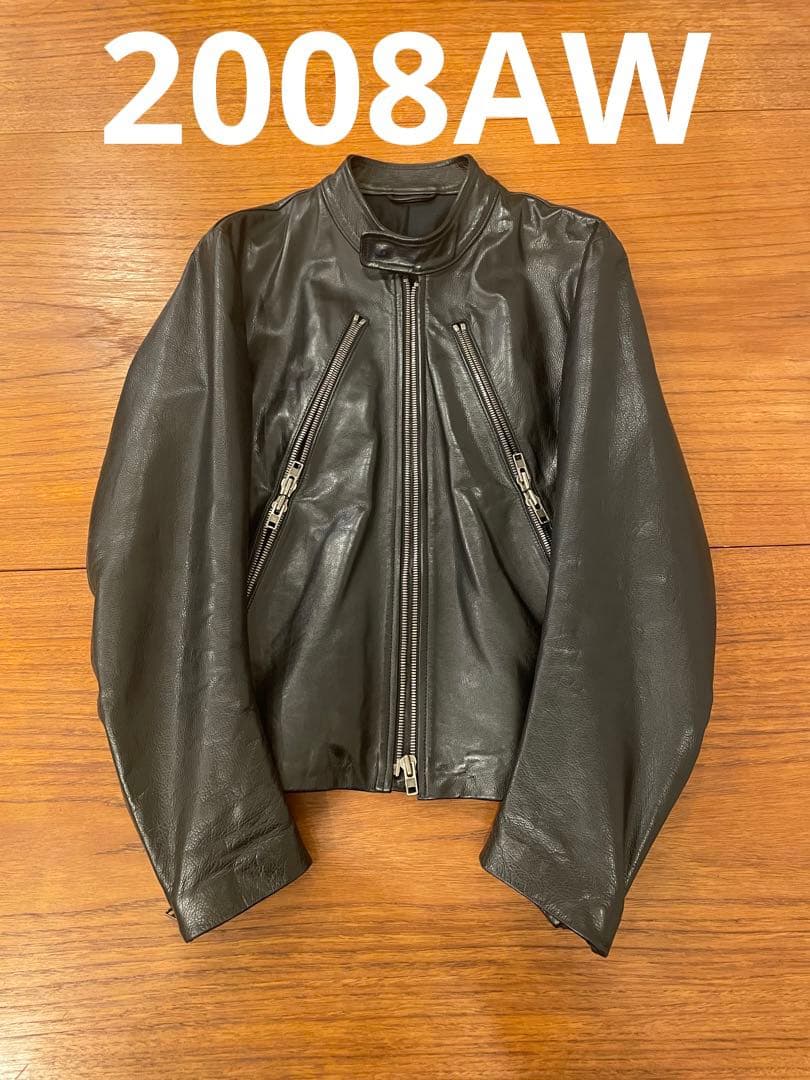 Martin Margiela 2008AWマルジェラシングルライダース