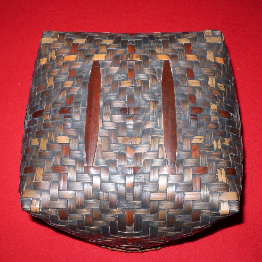 茶道具】油竹炭斗 稽古用