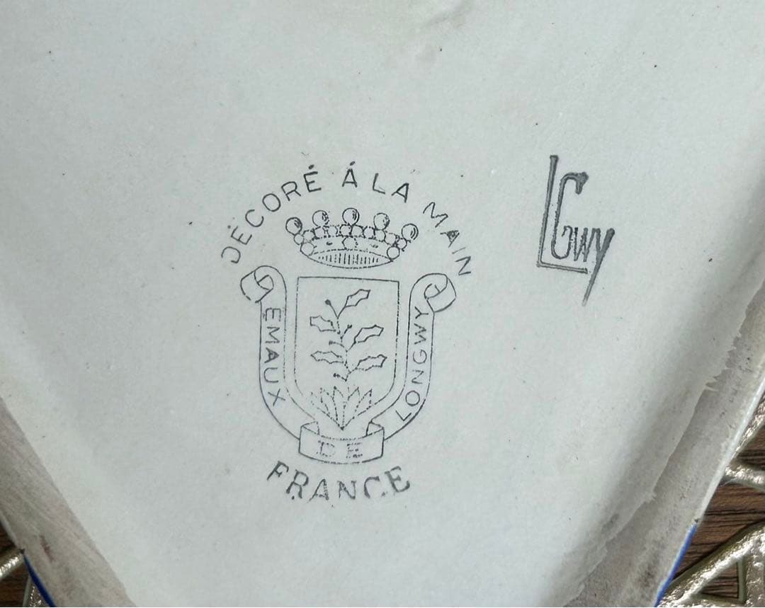 Longwy フランス製 手描きエナメル彩色(ロングイ)