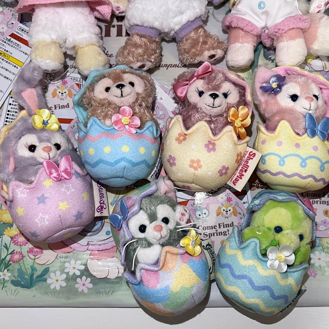 ディズニーシーカムファインドスプリングぬいぐるみバッジチャーム全種セット11点