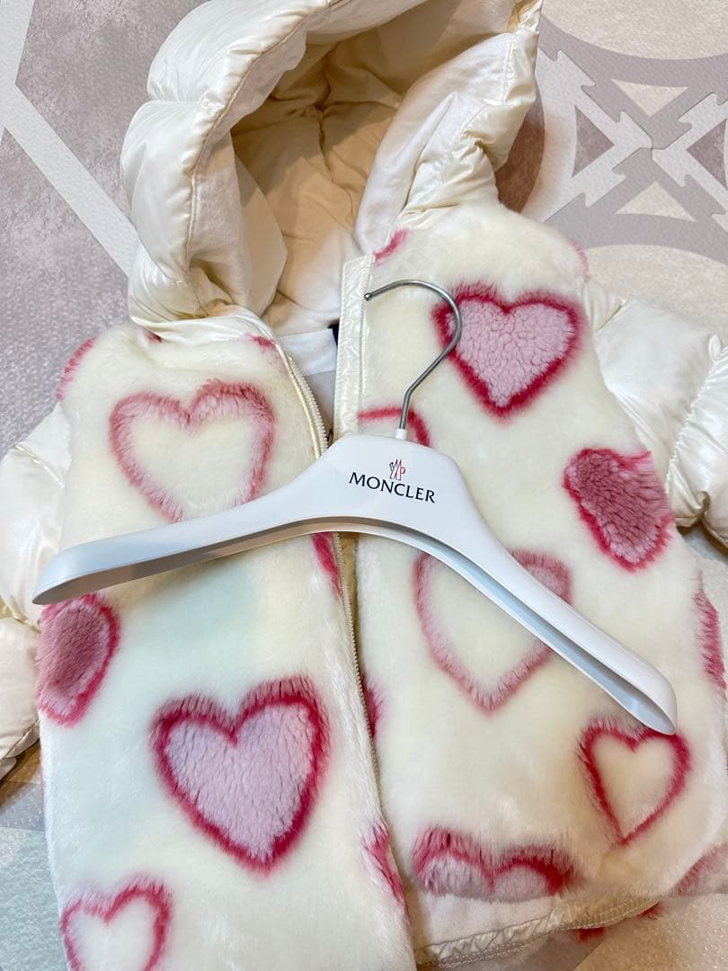 MONCLER Adamas ハート柄ダウン 80センチ