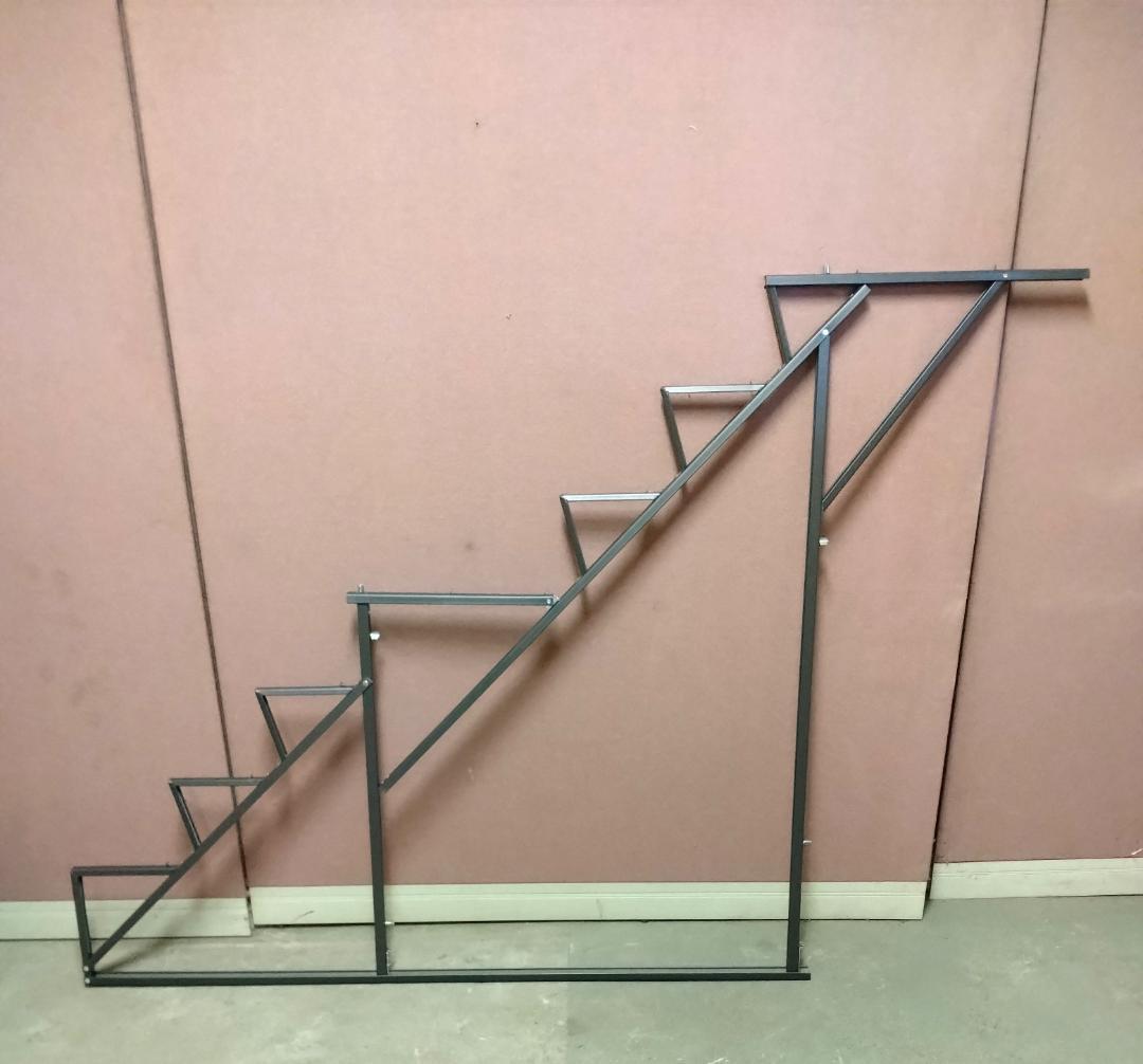 B18 雛人形用７段飾り ひな段 スチール台35号☆中古品 高さ約112cm