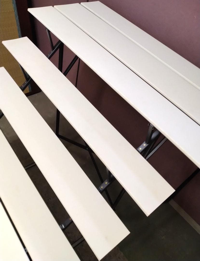 B18 雛人形用７段飾り ひな段 スチール台35号☆中古品 高さ約112cm