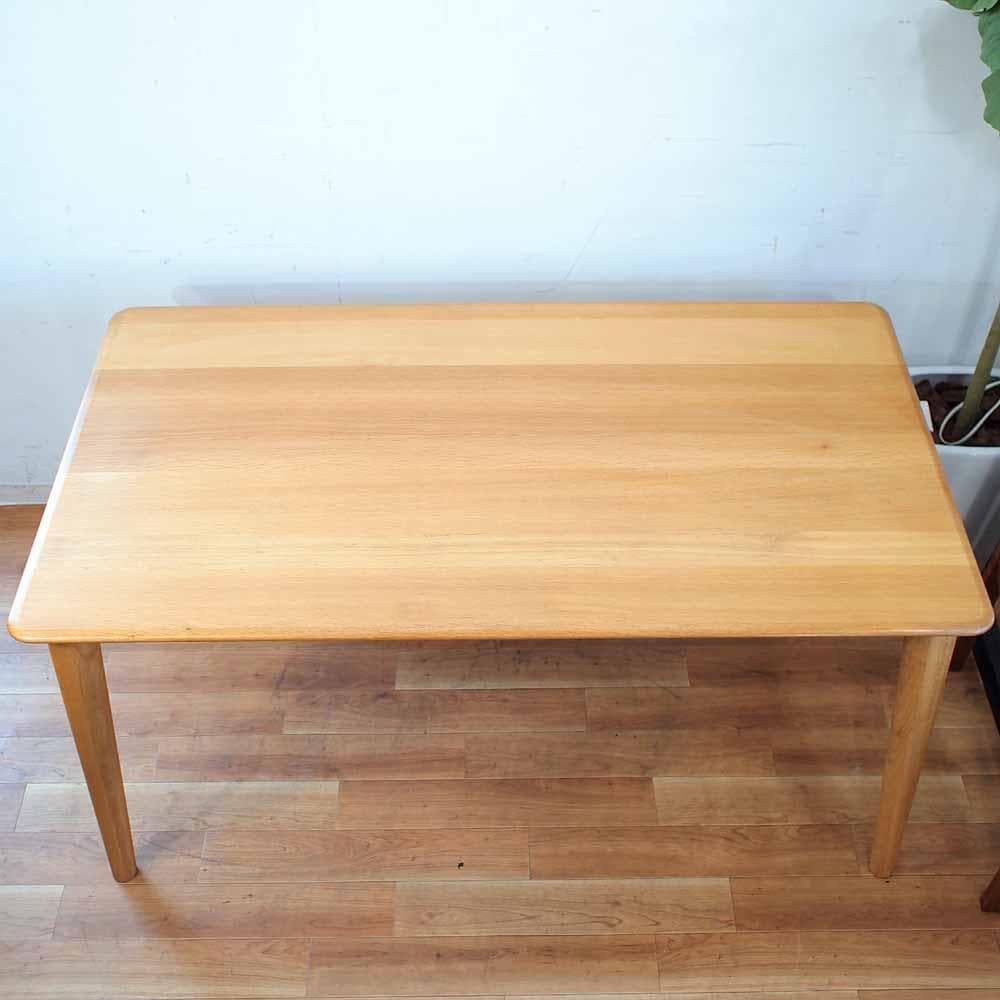 美品 IDC大塚家具 FILL/フィル ダイニングテーブル オーク 150cm