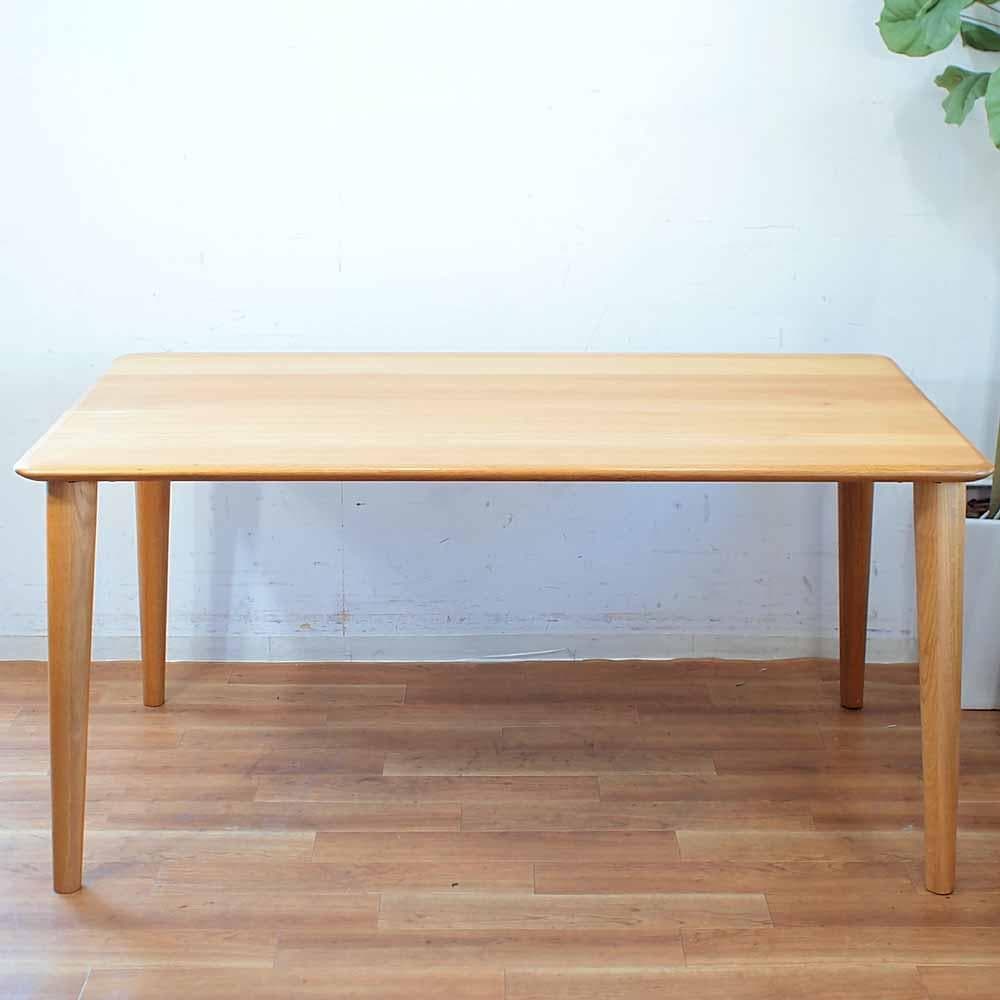 美品 IDC大塚家具 FILL/フィル ダイニングテーブル オーク 150cm