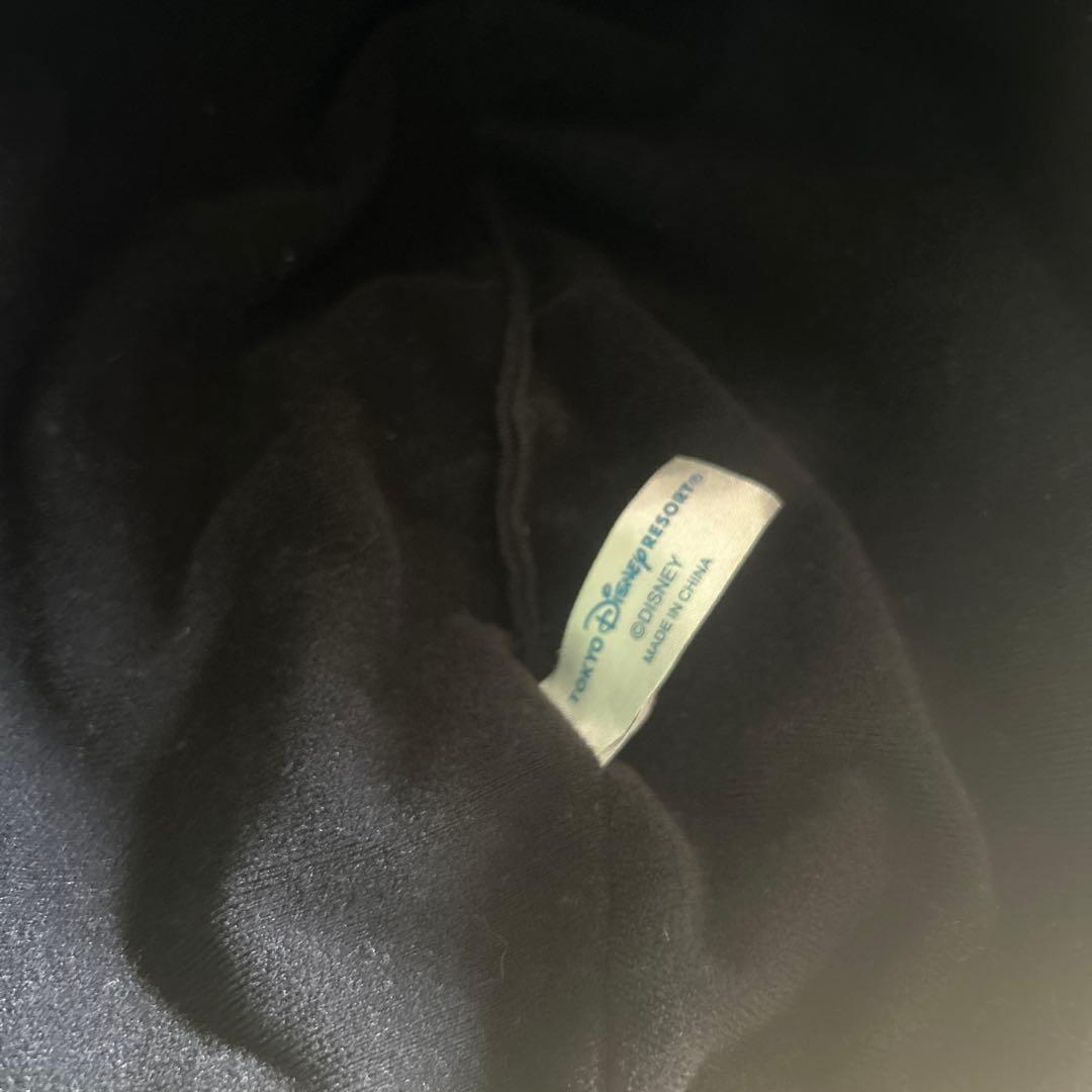 ディズニー ファンキャップ ミッキー ミニー ラメ 黒 ドッド ビジュ