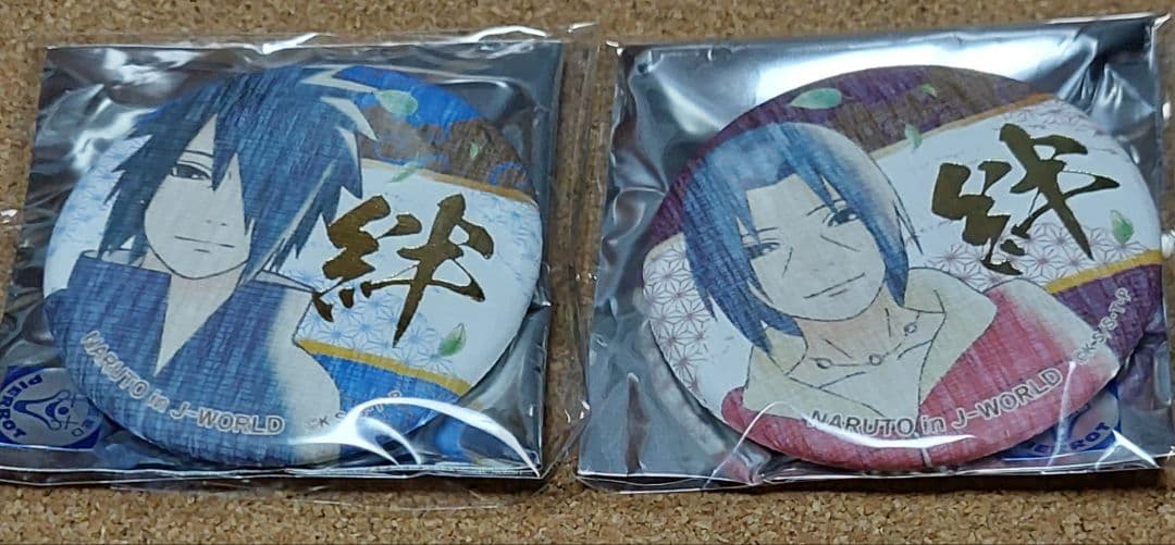 J-WORLD NARUTO 絆 うちはイタチ&うちはサスケ 和紙缶バ