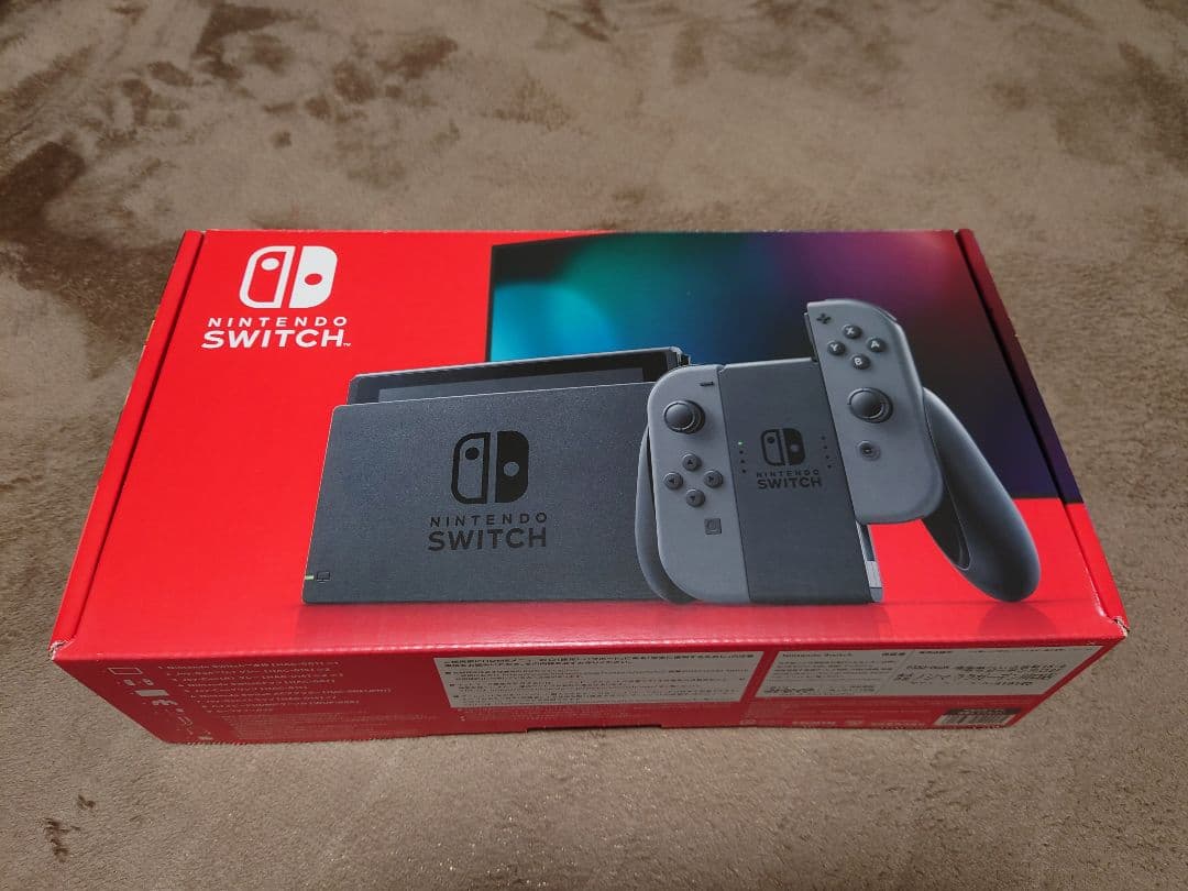 Nintendo Switch グレー 本体 付属品付き 完品