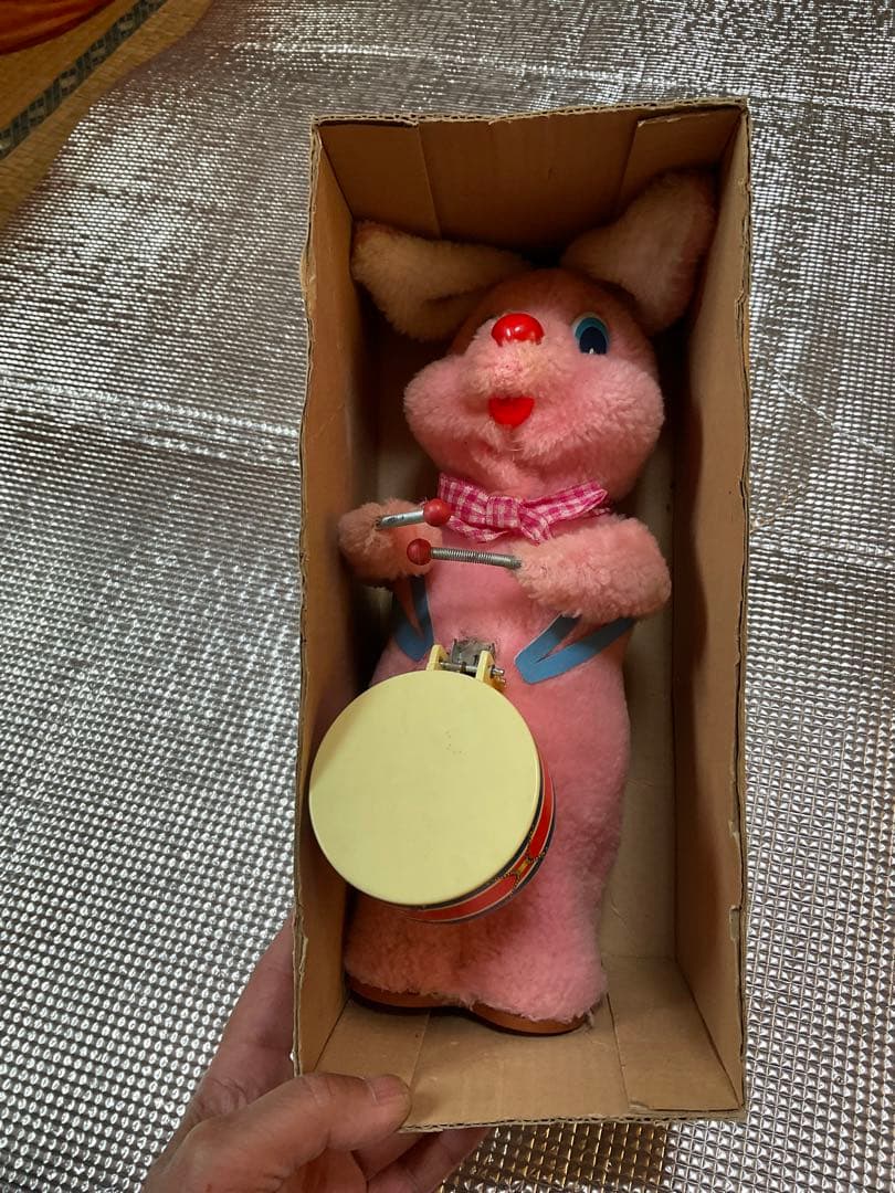 アルプスのどうぶつおもちゃ／ウサちゃんシリーズ　ドラマーウサちゃん　ピーターくん