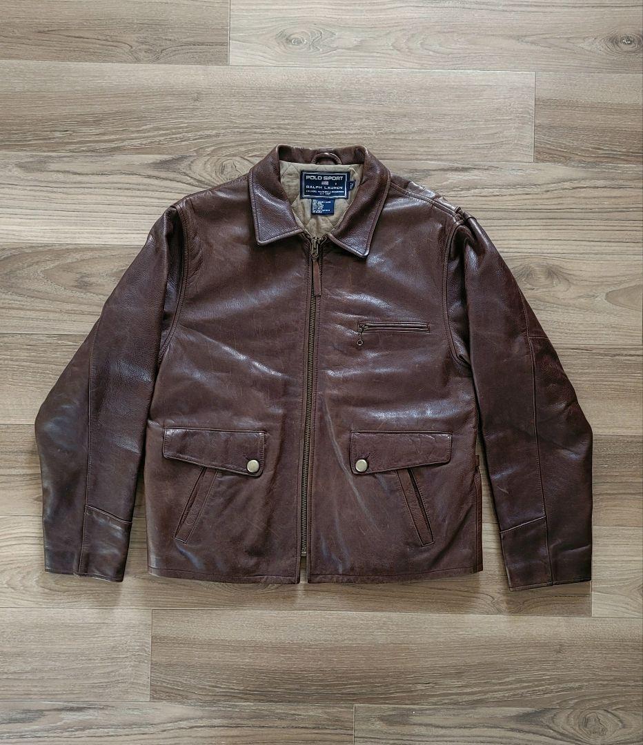 最終価格　RALPH LAUREN　ラルフローレン　レザー　ライダース　美品 POLO RALPH LAUREN（ポロ・ラルフローレン） 銀座店 ラルフローレン