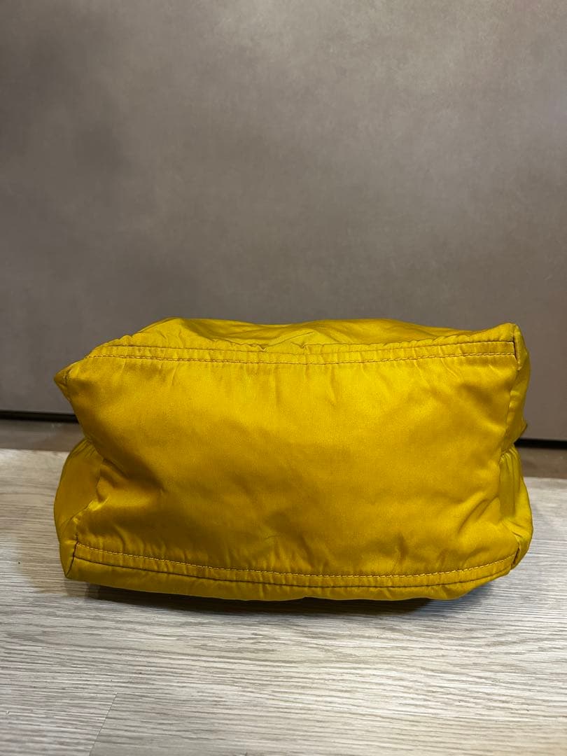 PRADA◆ナイロン サフィアーノ ◆ワン ショルダー バック◆イエロー/403