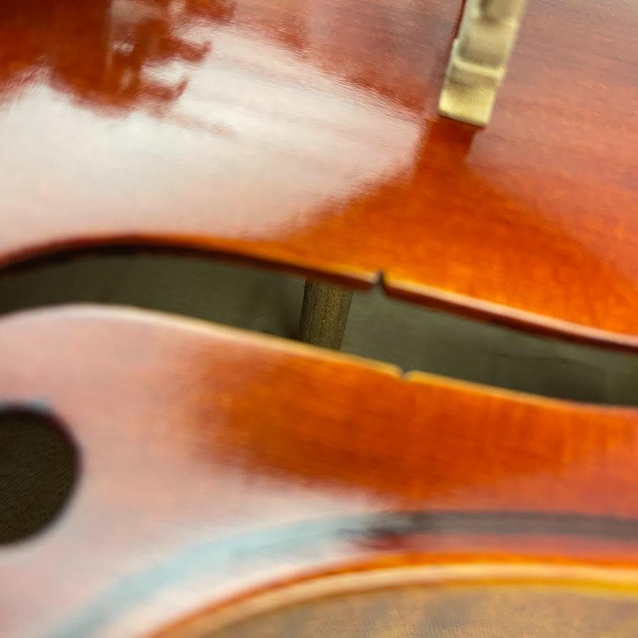 極上●鈴木バイオリン● No.330 3/4 1996年製 極虎 弓・K.杉藤