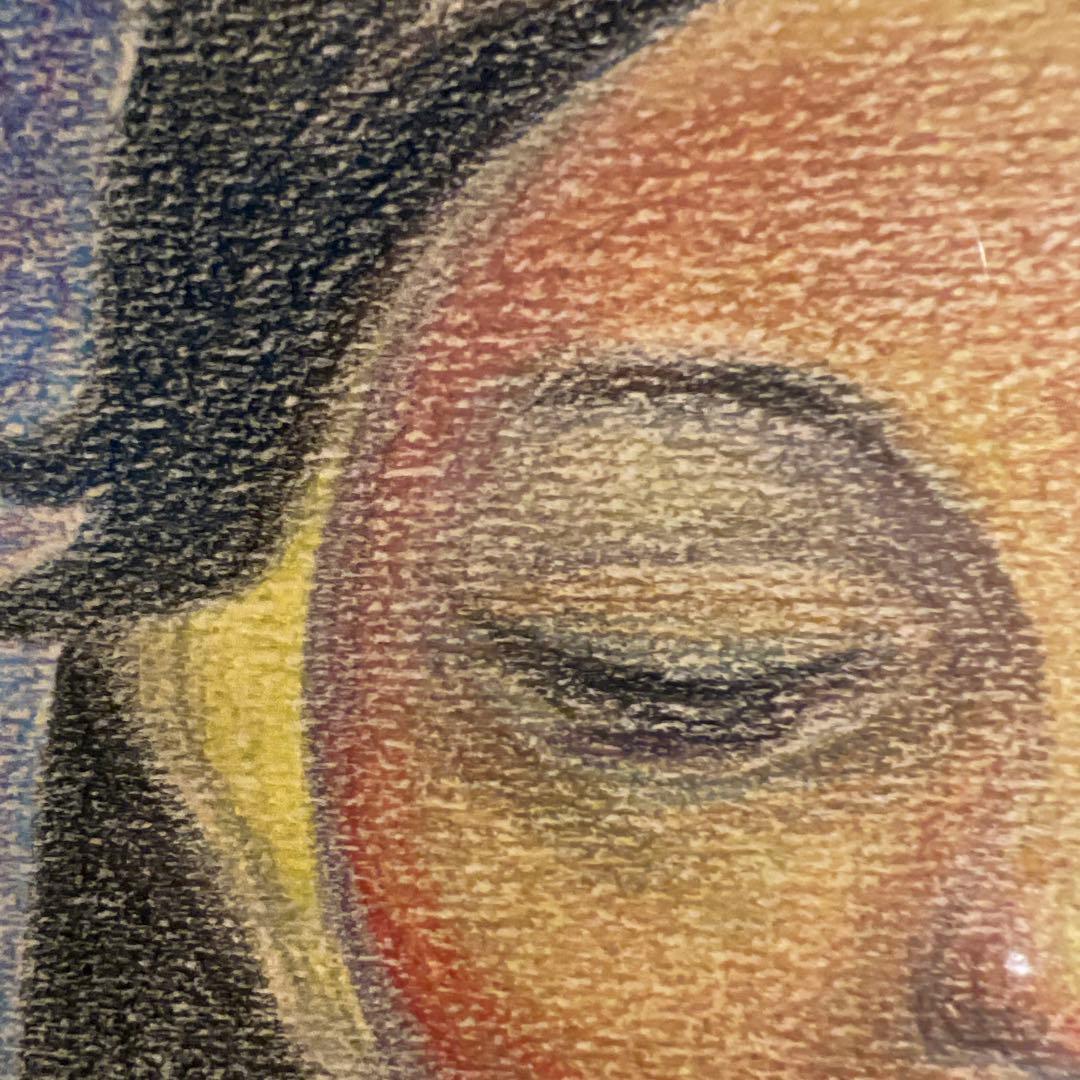 竹田鎮三郎　大判パステル画　傑作