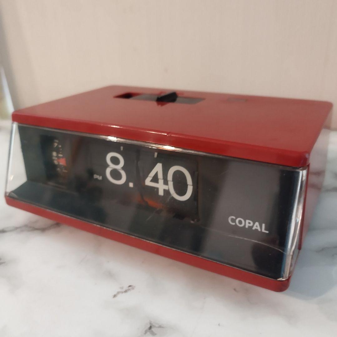 COPAL パタパタ時計 昭和レトロ RP240 レッド 50/60Hz - メルカリ