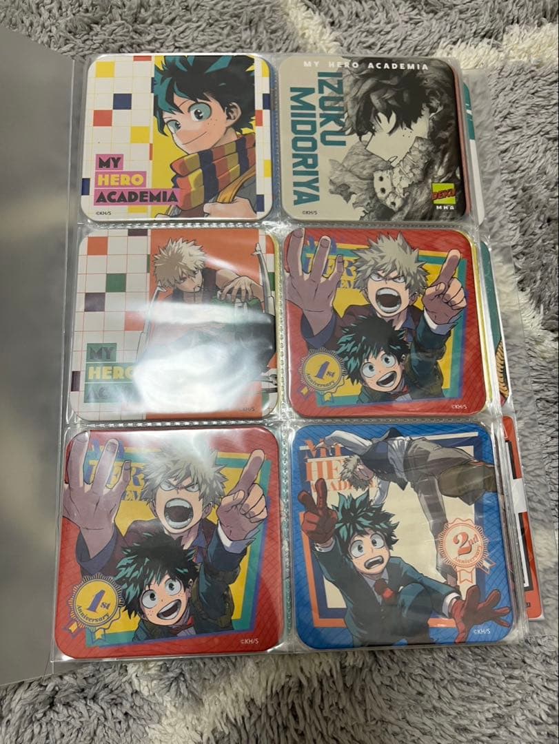 ヒロアカ アートコースター 全種＋ボックス特典など 爆豪勝己 緑谷出久