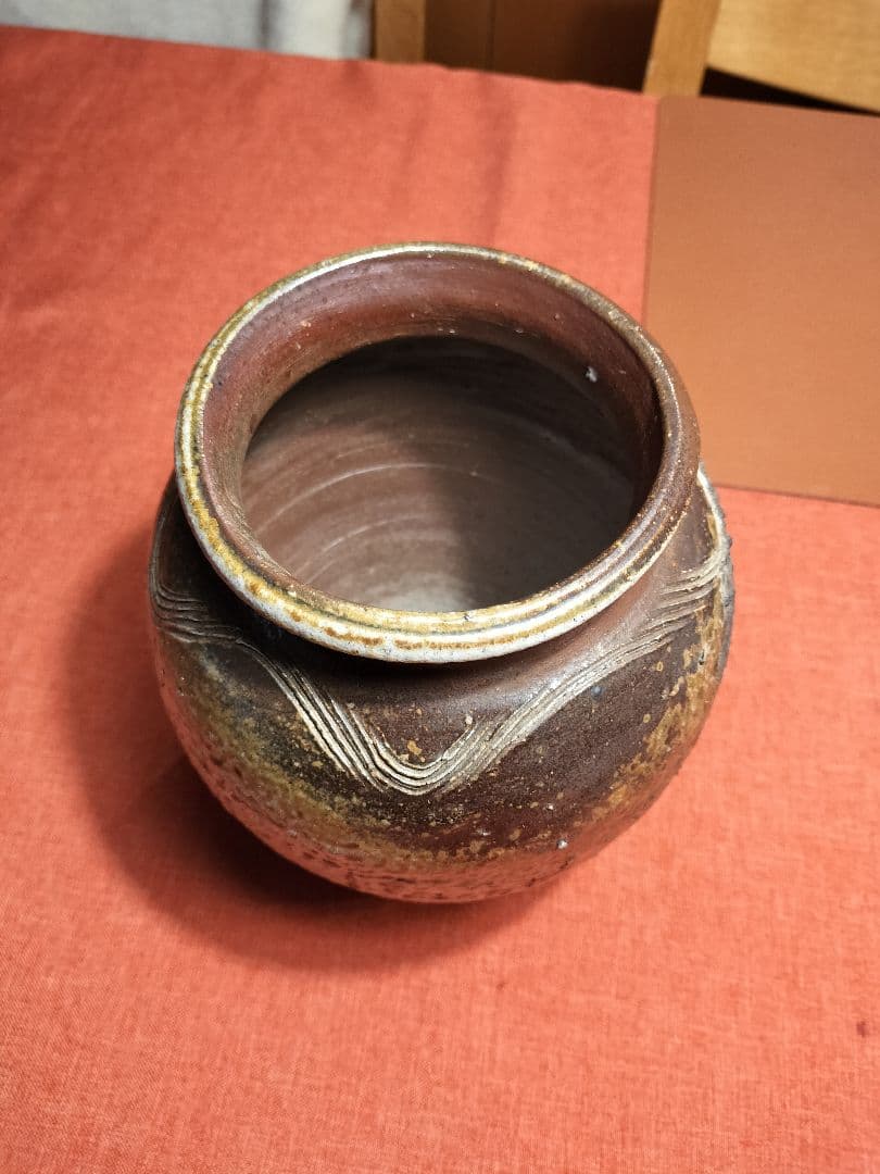備前焼壷木箱付き - メルカリ