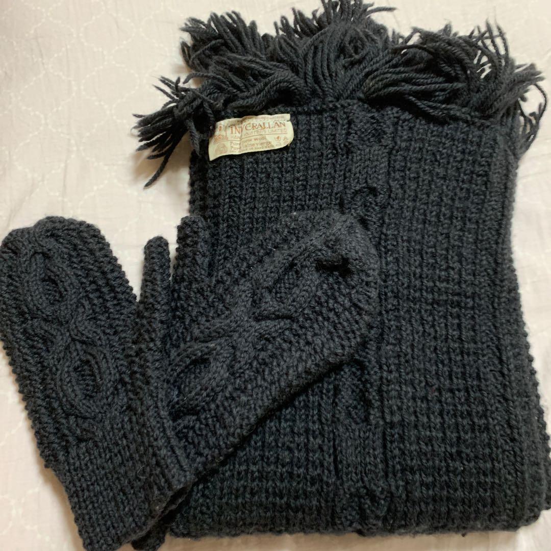 インバーアラン INVERALLAN マフラーミトン（手袋）セット