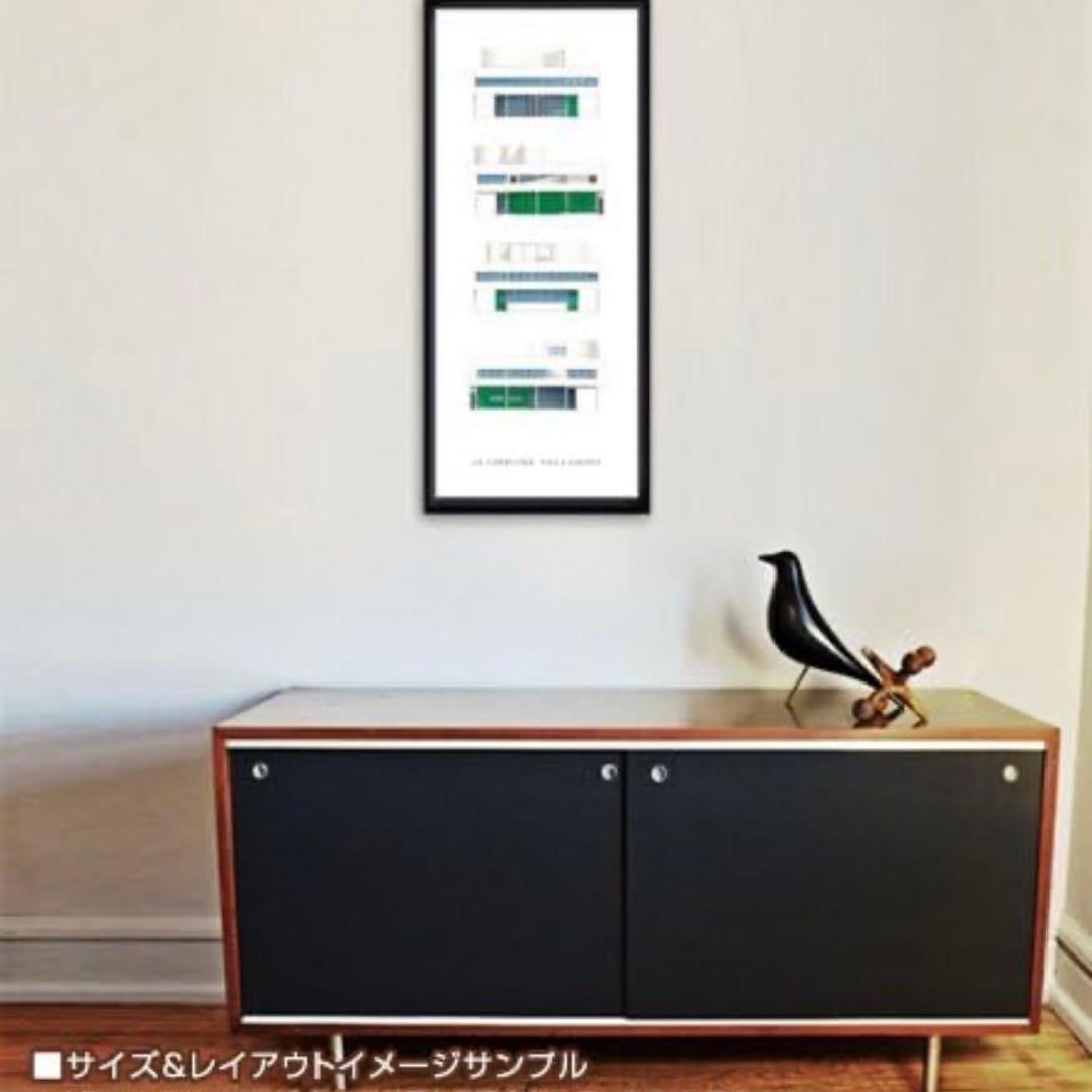 額装品 建築ポスター ル コルビジェ サヴォア邸 ウッドフレーム