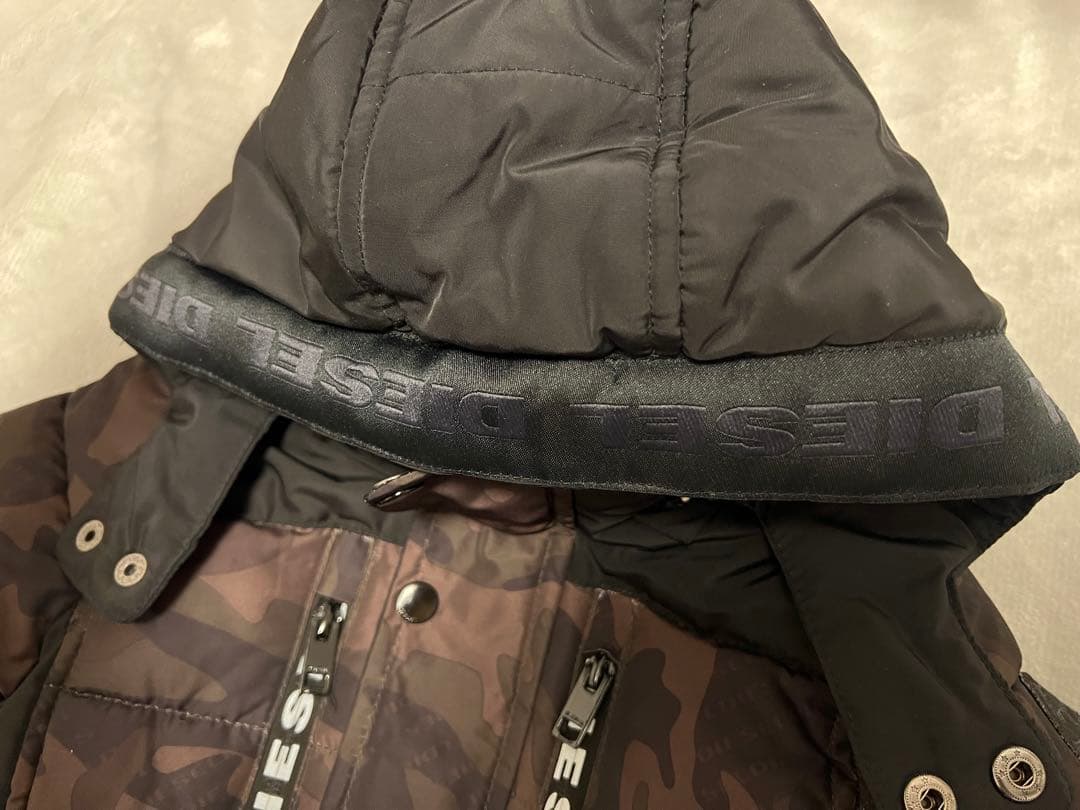 【あさひ】 新品 DIESEL ディーゼル カモフラージュ ダウン 2T