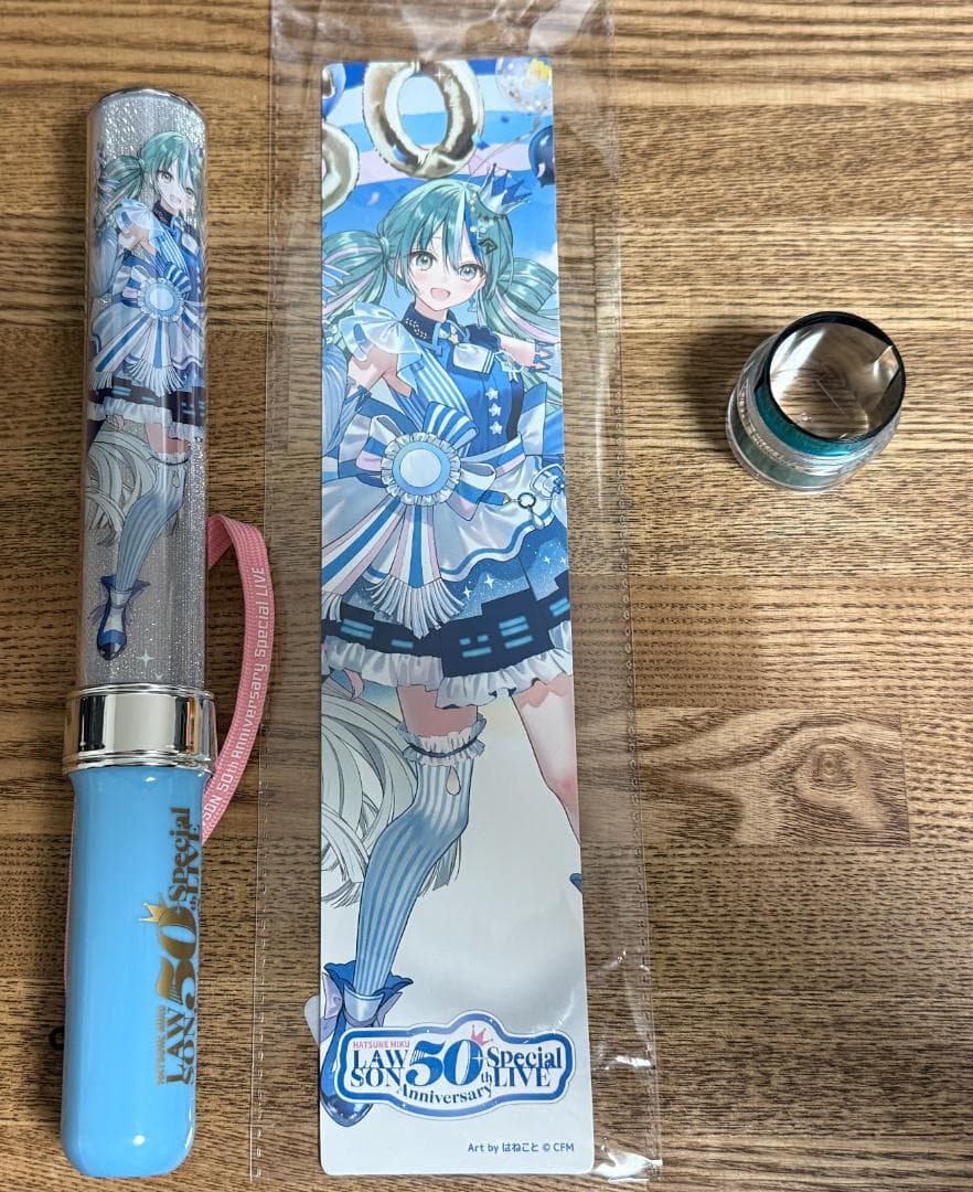 銀テープおまけ付き]ローソン 初音ミク ペンライト - メルカリ