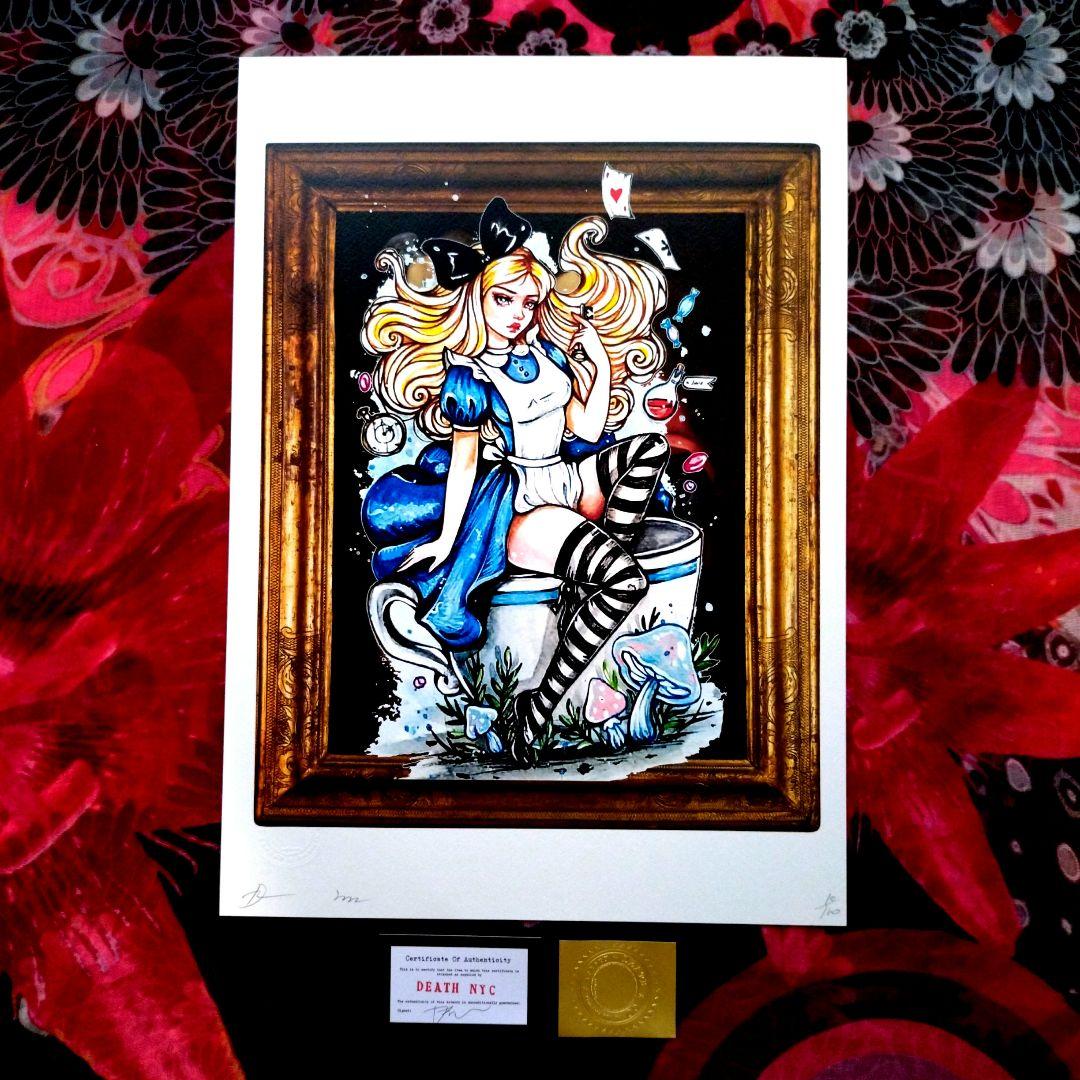 death nyc 世界限定100枚 不思議の国のアリス ディズマランド - メルカリ