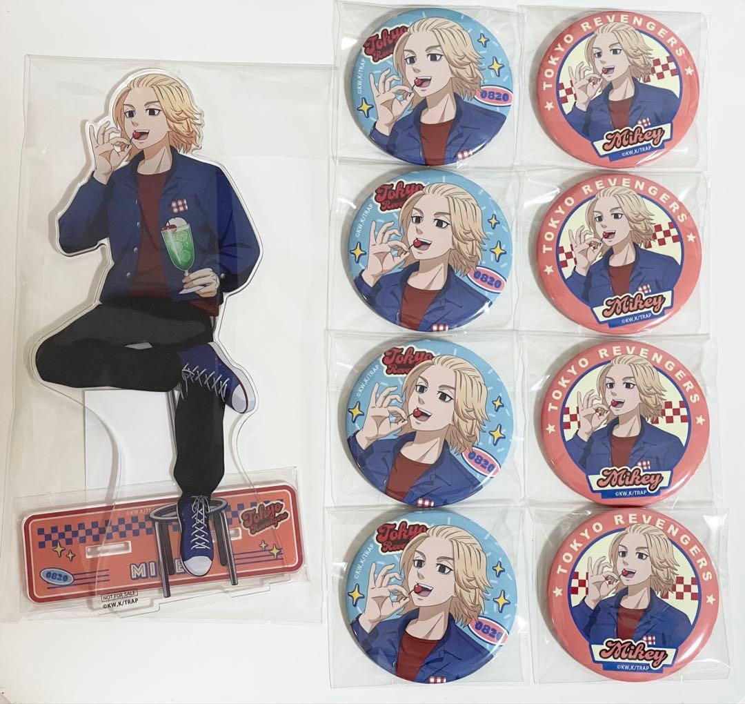 東京リベンジャーズ ハピネス缶バッジ 佐野万次郎 アクリルスタンド 缶