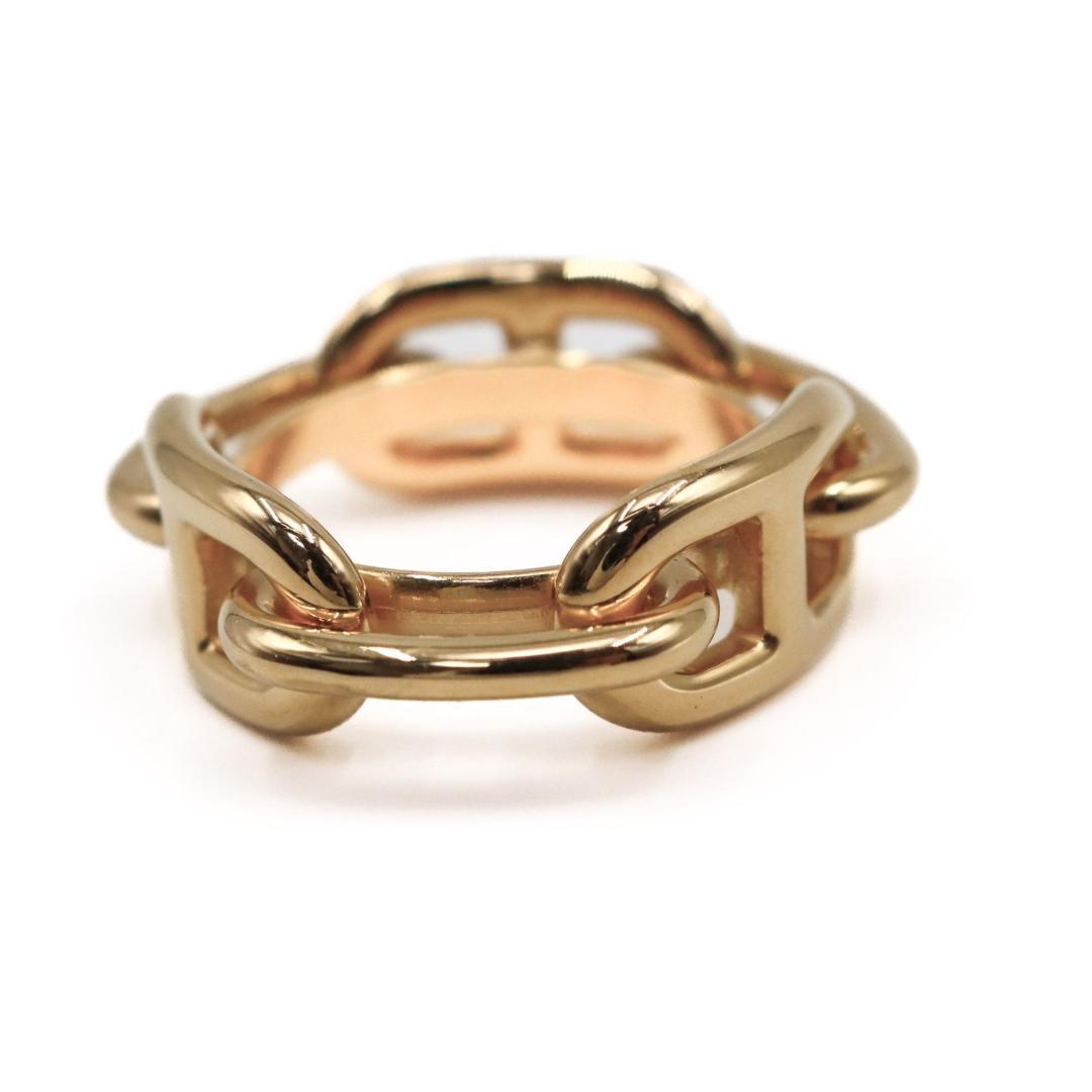 HERMES　エルメス　スカーフリング　ルカデ　シェーヌダンクル　ゴールド　カレ