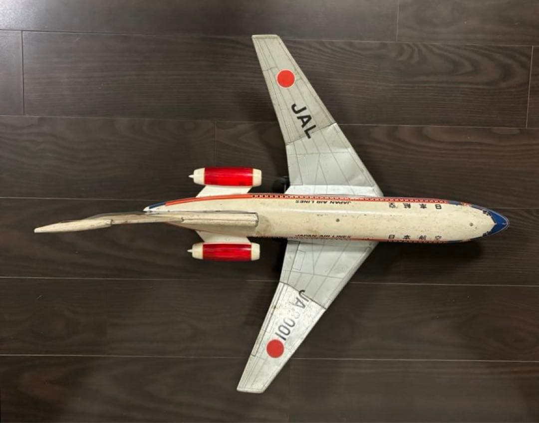 【日本航空 ジャンボジェット機 JAL】《JA8001 》 ＊当時物 ブリキ