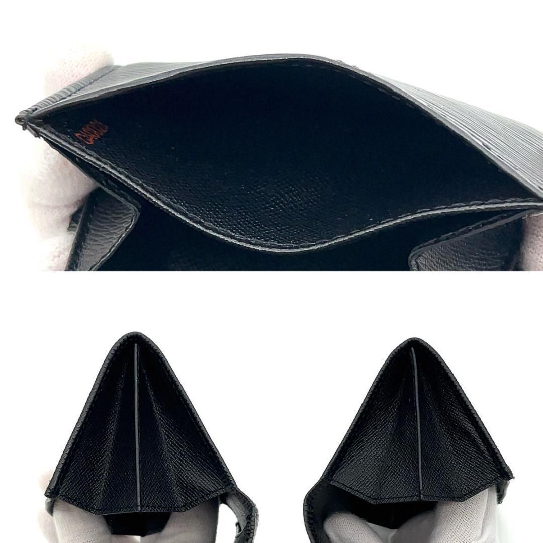 限界価格❣️ルイヴィトン エピ ケース ポルトモネサーンプル 黒 男女兼用