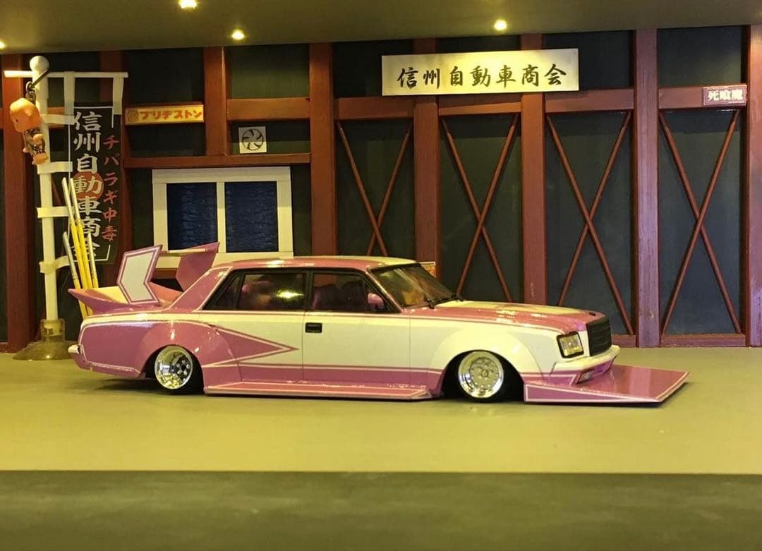 1/24センチュリー 完成品 街道レーサー チバラギ 族車 旧車 グラチャン