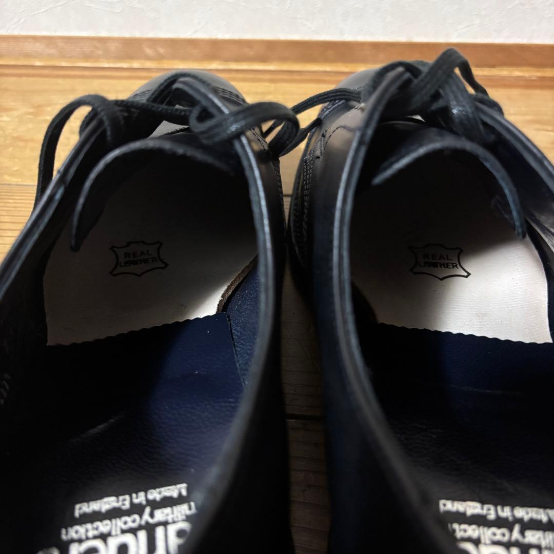 【新品未使用】SANDERS 1128 ブラック 別注ホースハイド 26.5㎝