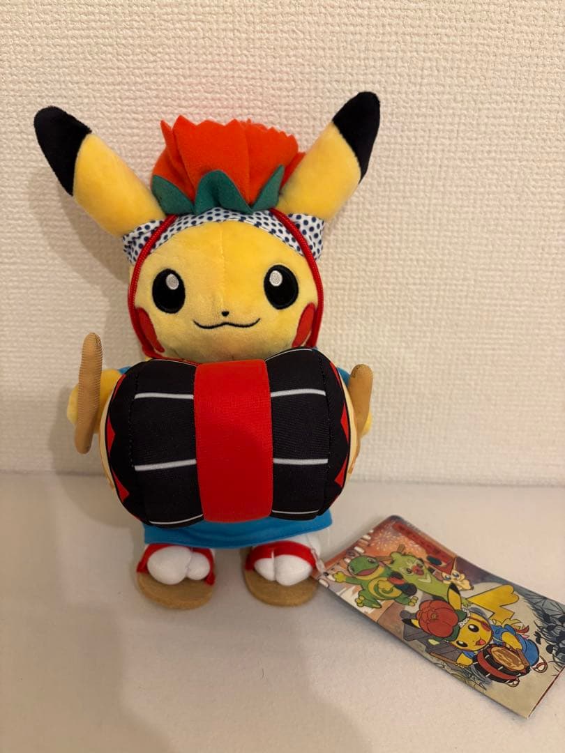 【新品未使用】ポケモンセンタートウホク お祭りごっこ ピカチュウ ぬいぐるみ6種