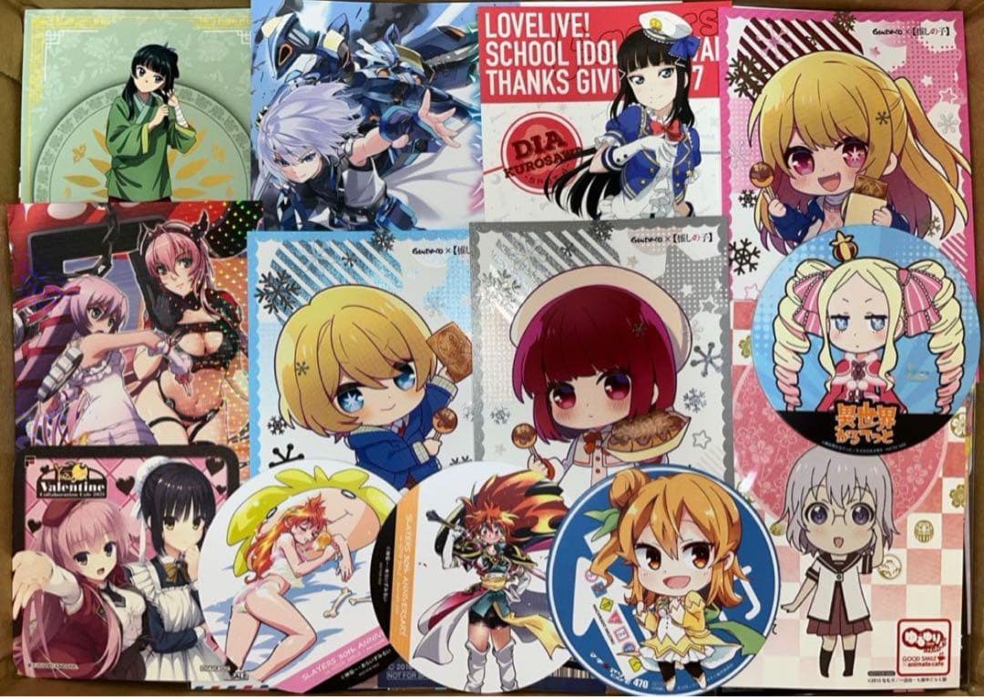 アニメグッズ キャラクターグッズ 紙雑貨 紙類 1250点以上 大量 まとめ売り