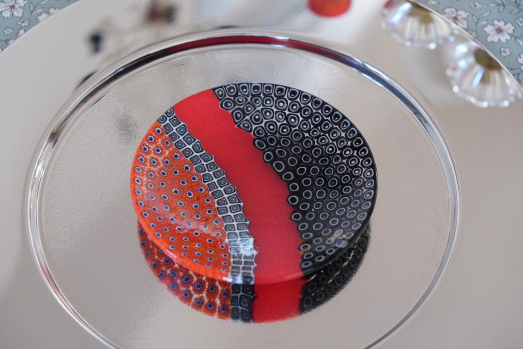 ベネチアンガラス ミルフィオリ プレート 検/モレッティ 皿 チェア