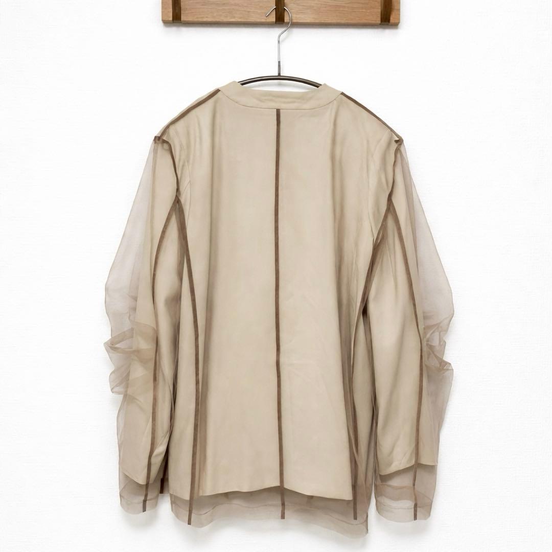 ANDRESD ／ boxy layered tulle jacket