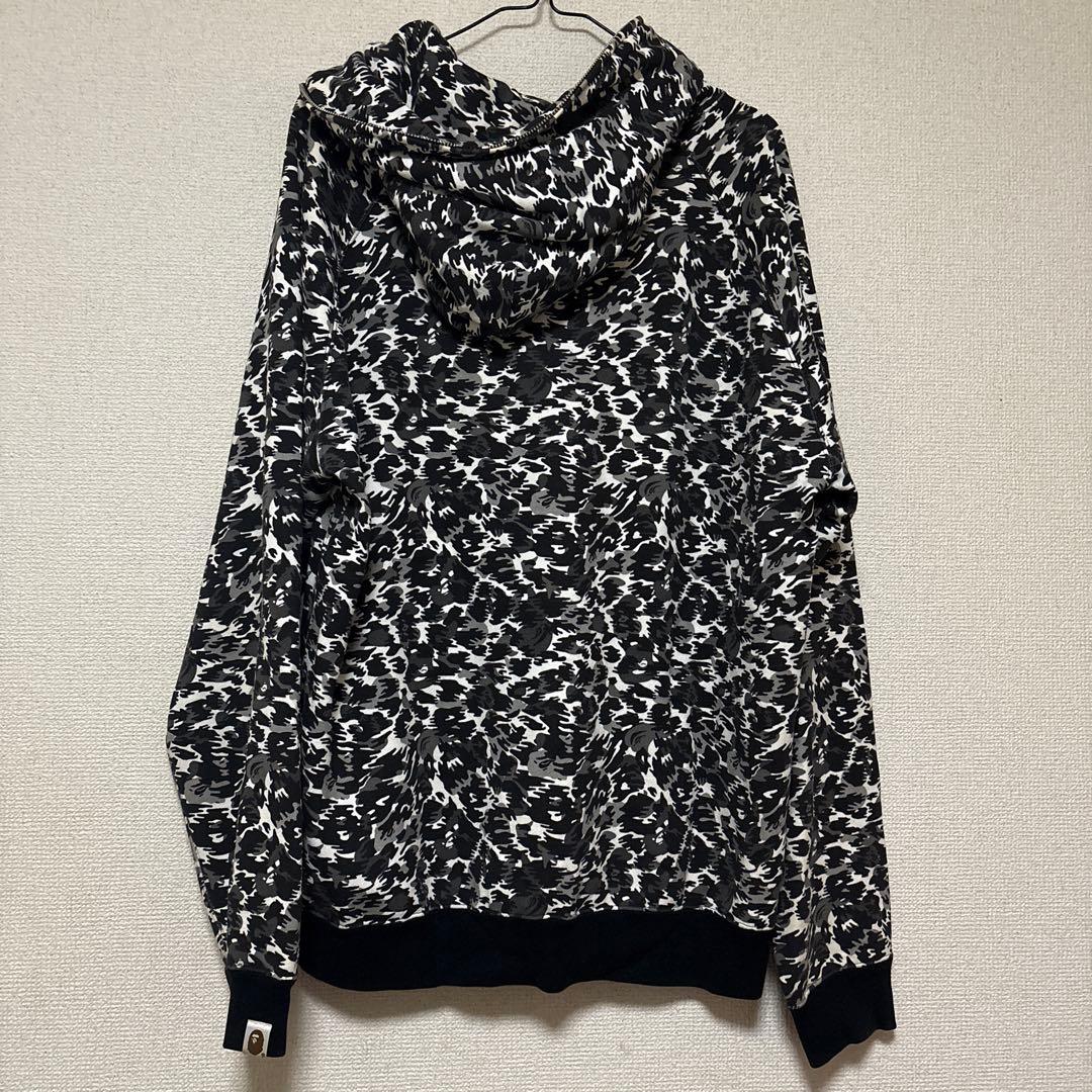 A BATHING APE カモフラージュ ジップパーカー L