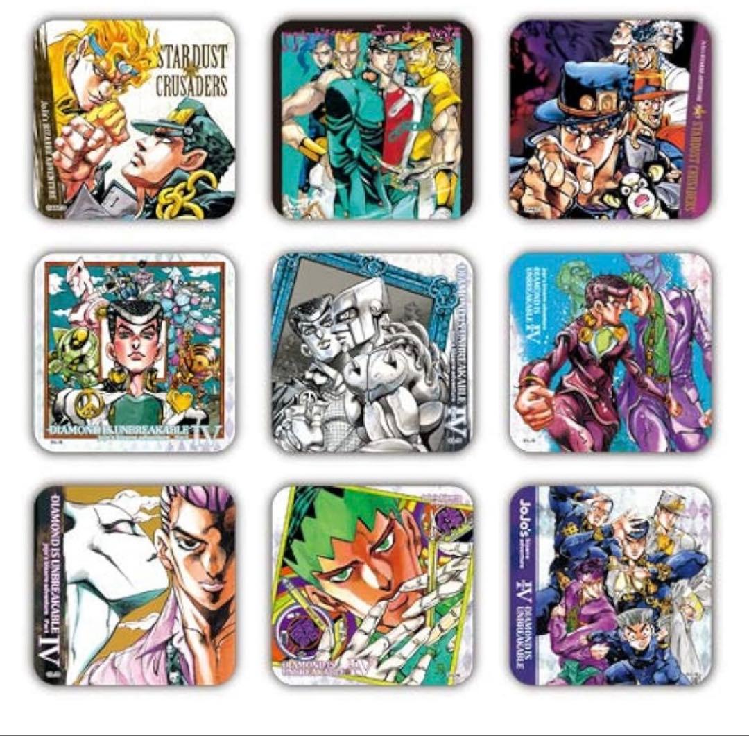 『 ジョジョの奇妙な冒険』アートコースター　BOXセット　中身未開封