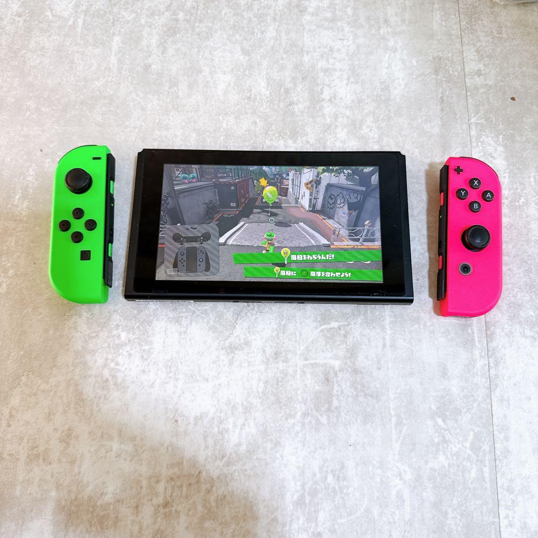 ジャンク Nintendo Switch スプラトゥーン2セット スイッチ 本体