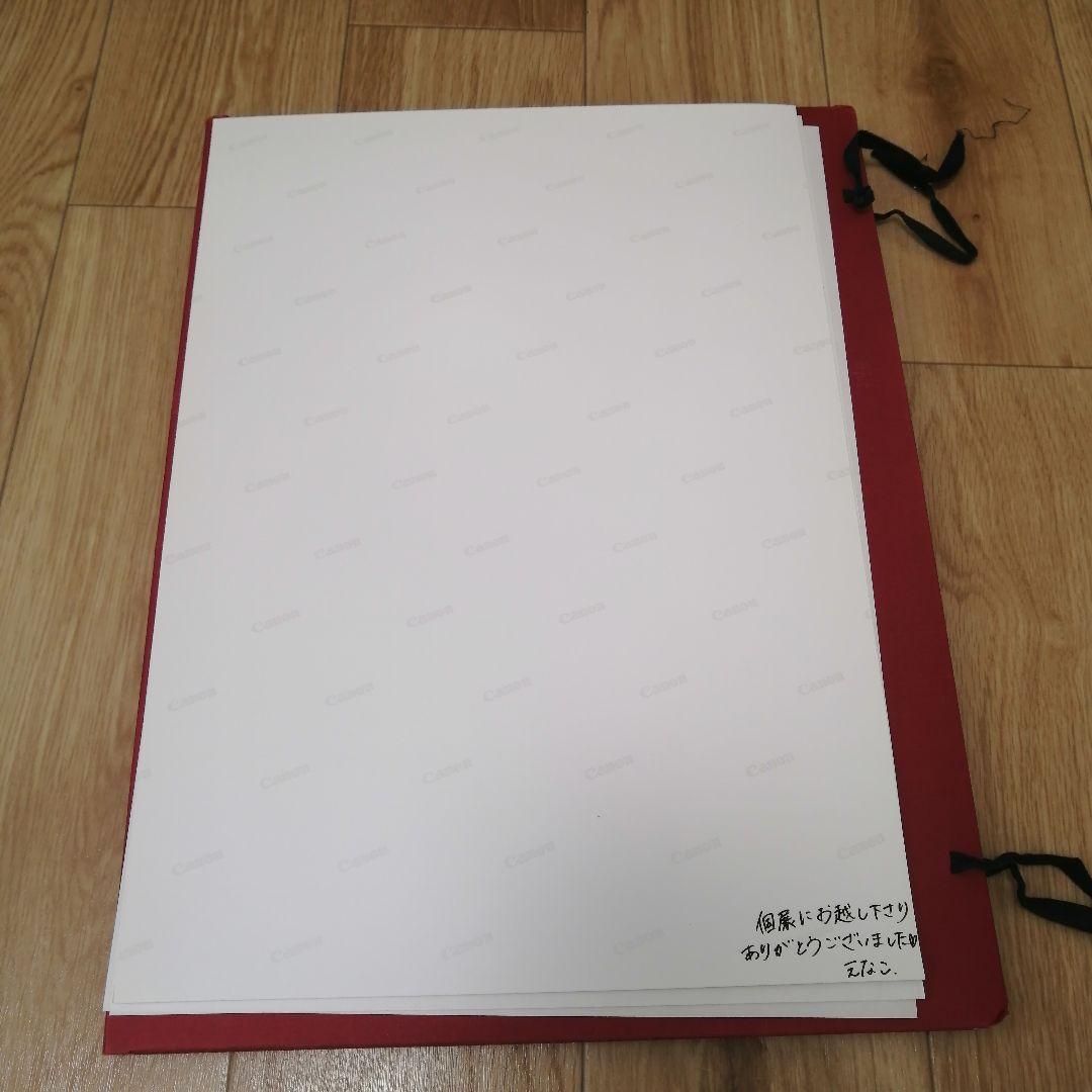 初期 えなこ 直筆メッセージ入り 写真 A3サイズ 直筆サイン えなこみゅ