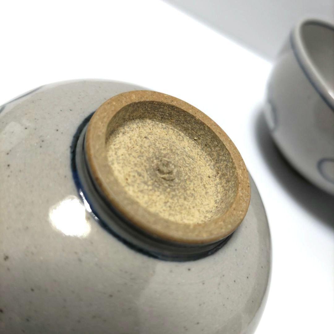 膳所焼 ツボツボ絵 汲出し 5客 淡海ぜぜ 陽炎園