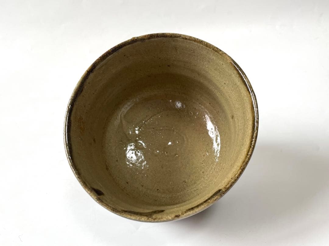 陶芸家 人間国宝 濱田庄司 浜田庄司 ？ 茶碗 鉄絵 稲妻