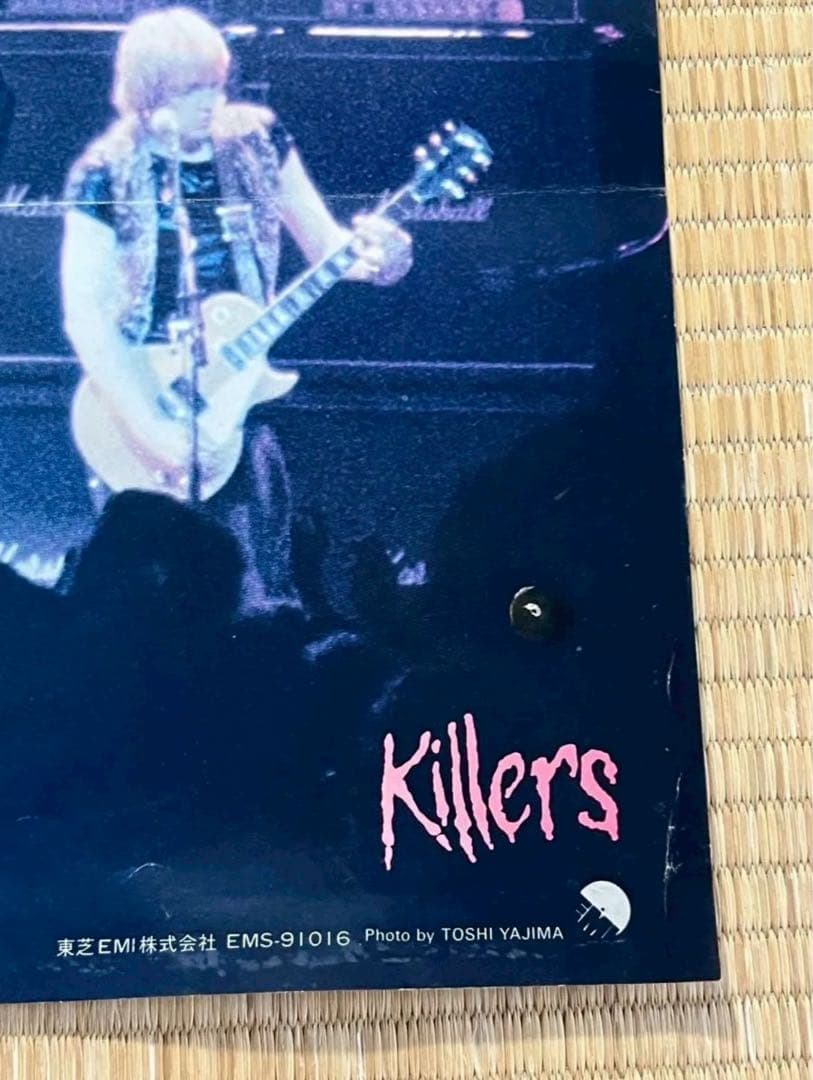 アイアンメイデン　ポスター　2枚　キラーズ　頭脳改革　レコード