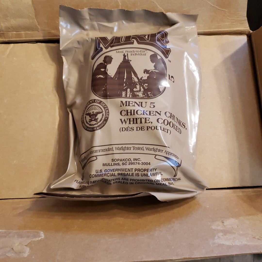 米軍戦闘食料 MRE 12個入り 19年3月検品